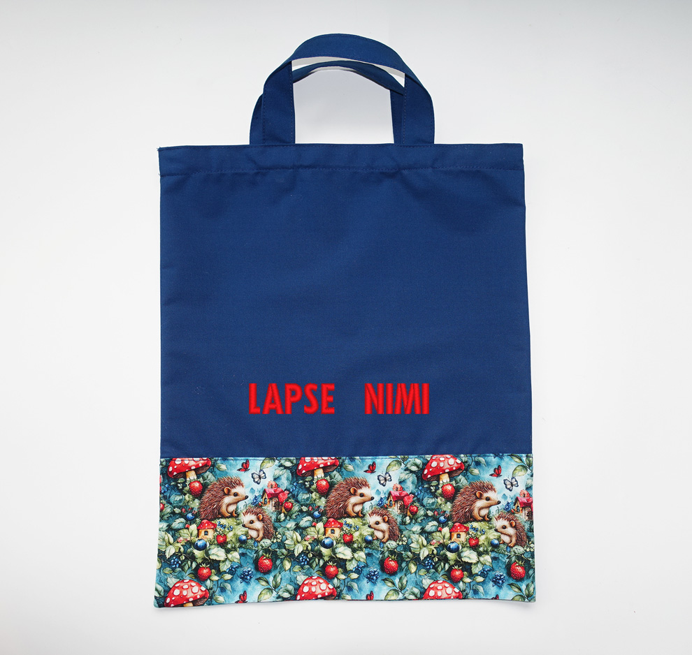 Sussikott nimeline Siilid ja seened 35x29cm