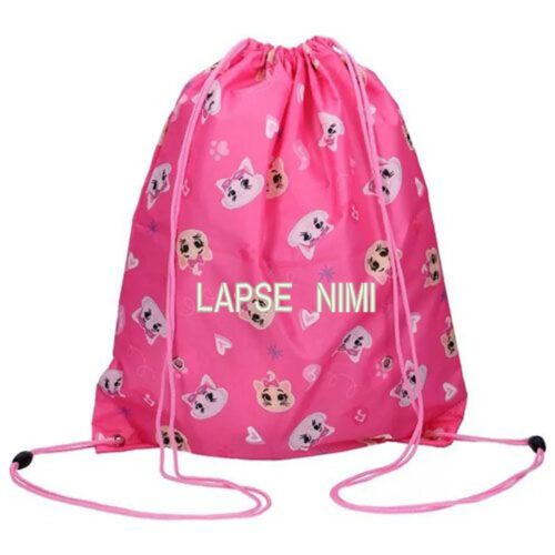 Sussikott/seljakott nimeline helesinine koertega (kopeeri)
